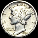 1928 Mercury Dime CLOSELY UNCIRCULATED