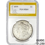 1899 Morgan Dollar PGA MS64 SILVER