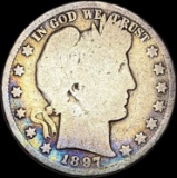 1897-O Silver Barber Half Dollar NICELY CIRCULATED