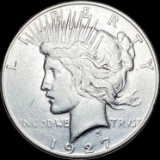 1927 Silver Peace Dollar CLOSELY UNCIRCULATED