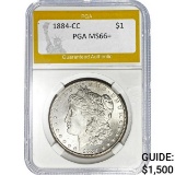1884-CC Morgan Dollar PGA MS66+ SILVER