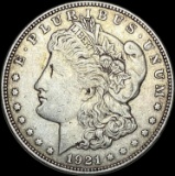 1921 Silver Morgan Dollar NEARLY UNCIRCULATED