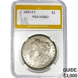 1880-CC Morgan Dollar PGA MS65+ SILVER