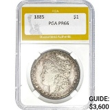 1885 $1 Morgan Dollar PGA PR66 SILVER