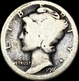 1916 Mercury Dime NICELY CIRCULATED