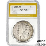 1879-CC Morgan Dollar PGA AU53 SILVER