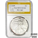 2004 $1 Silver Eagle PGA PR70 DCAM