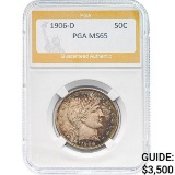 1906-D 50C Barber PGA MS65