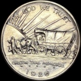 1926 Silver Half Dollar Oregon Trail CLOSELY UNCIRCULATED