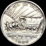 1926-S Silver Oregon Trail Half Dollar CLOSELY UNCIRCULATED