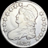 1827 Silver Half Dollar (Capped Bust) LIGHTLY CIRCULATED