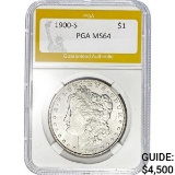 1900-S Morgan Dollar PGA MS64 SILVER