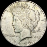 1922 Silver Peace Dollar CLOSELY UNCIRCULATED