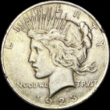 1923 Silver Peace Dollar CLOSELY UNCIRCULATED