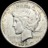 1923 Silver Peace Dollar CLOSELY UNCIRCULATED