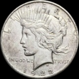 1922 Silver Peace Dollar LIGHTLY CIRCULATED