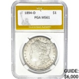 1894-O Morgan Dollar PGA MS61 SILVER