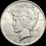 1922 Silver Peace Dollar UNCIRCULATED