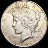 1926-S Silver Peace Dollar NEARLY UNCIRCULATED