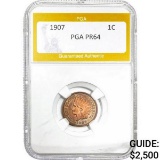 1907 Indian Head Cent PGA PR64