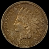 1874 Indian Head Cent CLOSELY UNCIRCULATED