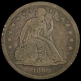 1860-O Seated Liberty Dollar NICELY CIRCULATED NICELY CIRCULATED