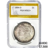 1894-O Morgan Silver Dollar PGA MS62+