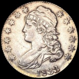1833 Capped Bust Half Dollar CLOSELY UNCIRCULATED