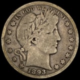 1893-S Barber Half Dollar NICELY CIRCULATED