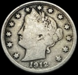 1912-S Liberty Victory Nickel NICELY CIRCULATED