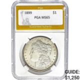 1899 Morgan Silver Dollar PGA MS65