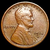 1914-D Wheat Cent NEARLY UNCIRCULATED