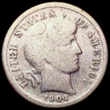 1904-S Barber Dime NICELY CIRCULATED