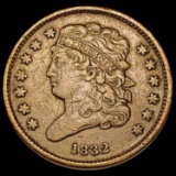 1832 Classic Head Half Cent NEARLY UNCIRCULATED