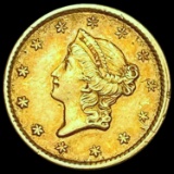 1852 Rare Gold Dollar CLOSELY UNCIRCULATED