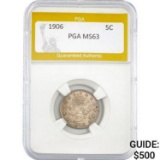1906 Liberty Head Nickel PGA MS63