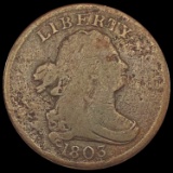 1803 Draped Bust Half Cent NICELY CIRCULATED