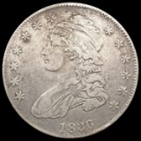 1836 Capped Bust Half Dollar LIGHTLY CIRCULATED