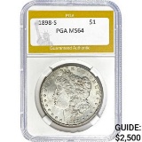 1898-S Morgan Dollar MS64 SILVER