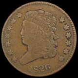 1826 Classic Head Half Cent LIGHTLY CIRCULATED