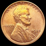 1925-S Wheat Cent CHOICE BU