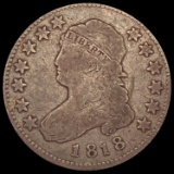 1818 Capped Bust Quarter NICELY CIRCULATED