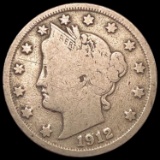 1912-S Liberty Victory Nickel NICELY CIRCULATED