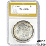 1878-CC Morgan Dollar MS64+ SILVER