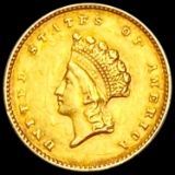 1855 Rare Gold Dollar CLOSELY UNCIRCULATED