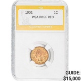1901 1C Indian Head PGA PR66 RED