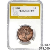 1856 LC Braided Hair PGA MS64+ RED