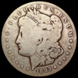 1893-CC Morgan Silver Dollar NICELY CIRCULATED