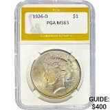 1926-D Peace Dollar PGA MS63 SILVER