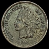 1873 Indian Head Cent NEARLY UNCIRCULATED